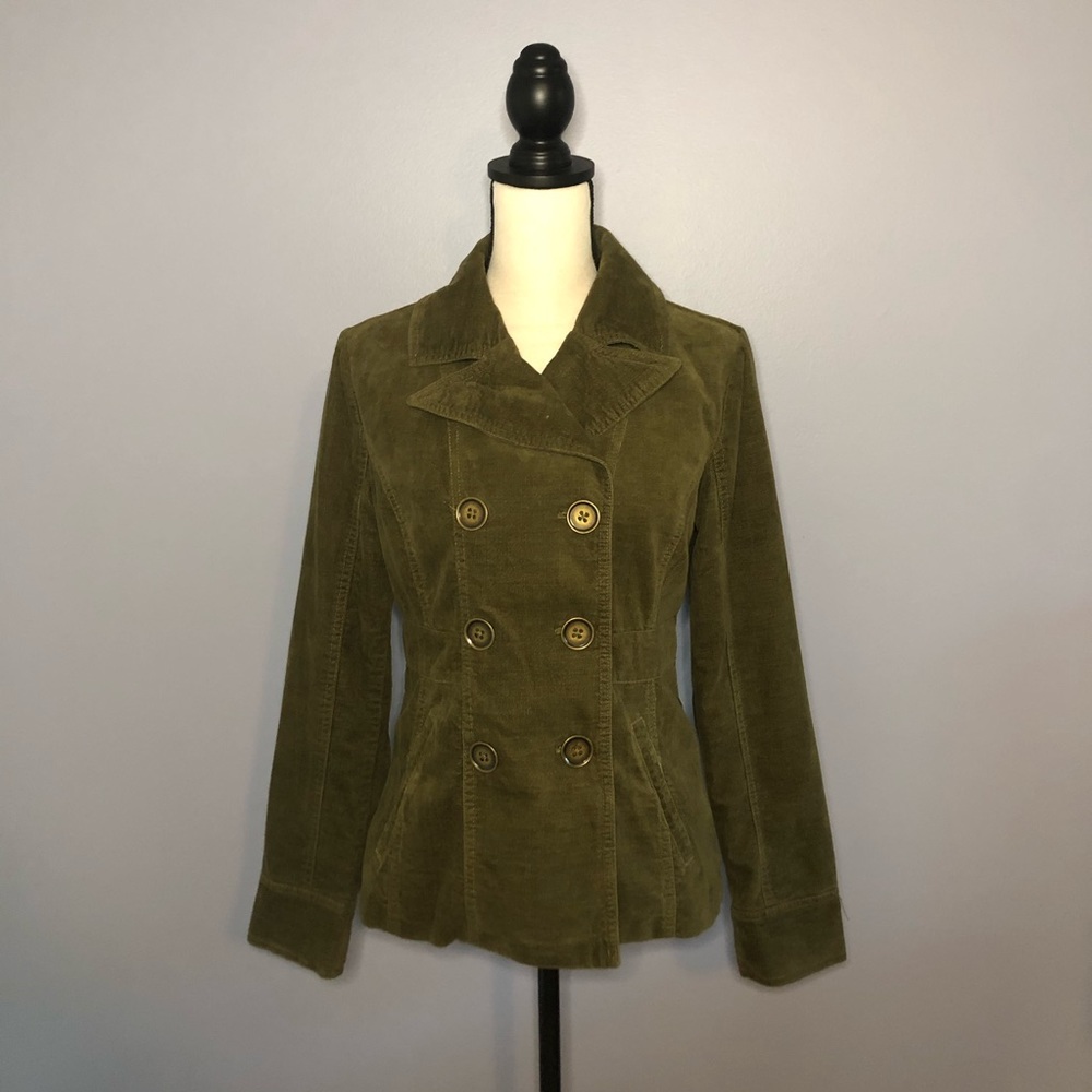 Green utility jacket
